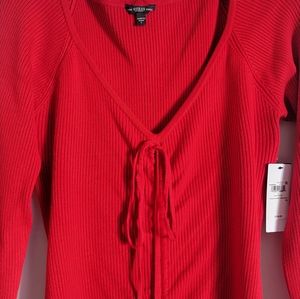 Guess sweater dress, red